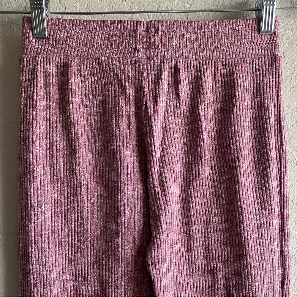 Gymshark Slounge Ribbed Jogger Leggings in Plum Marl ~ Small - Picture 6 of 7